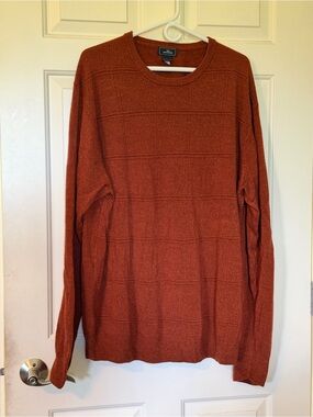 Dockers Men's Crewneck Sweater - Rust
